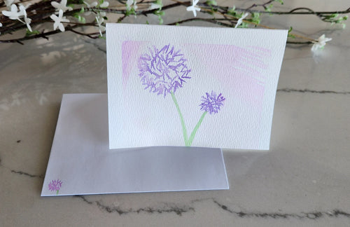 Floral Set of 8 Blank Note Cards Individually Hand Painted