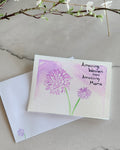 Amazing Women Make Amazing Moms Hand Painted Original Card