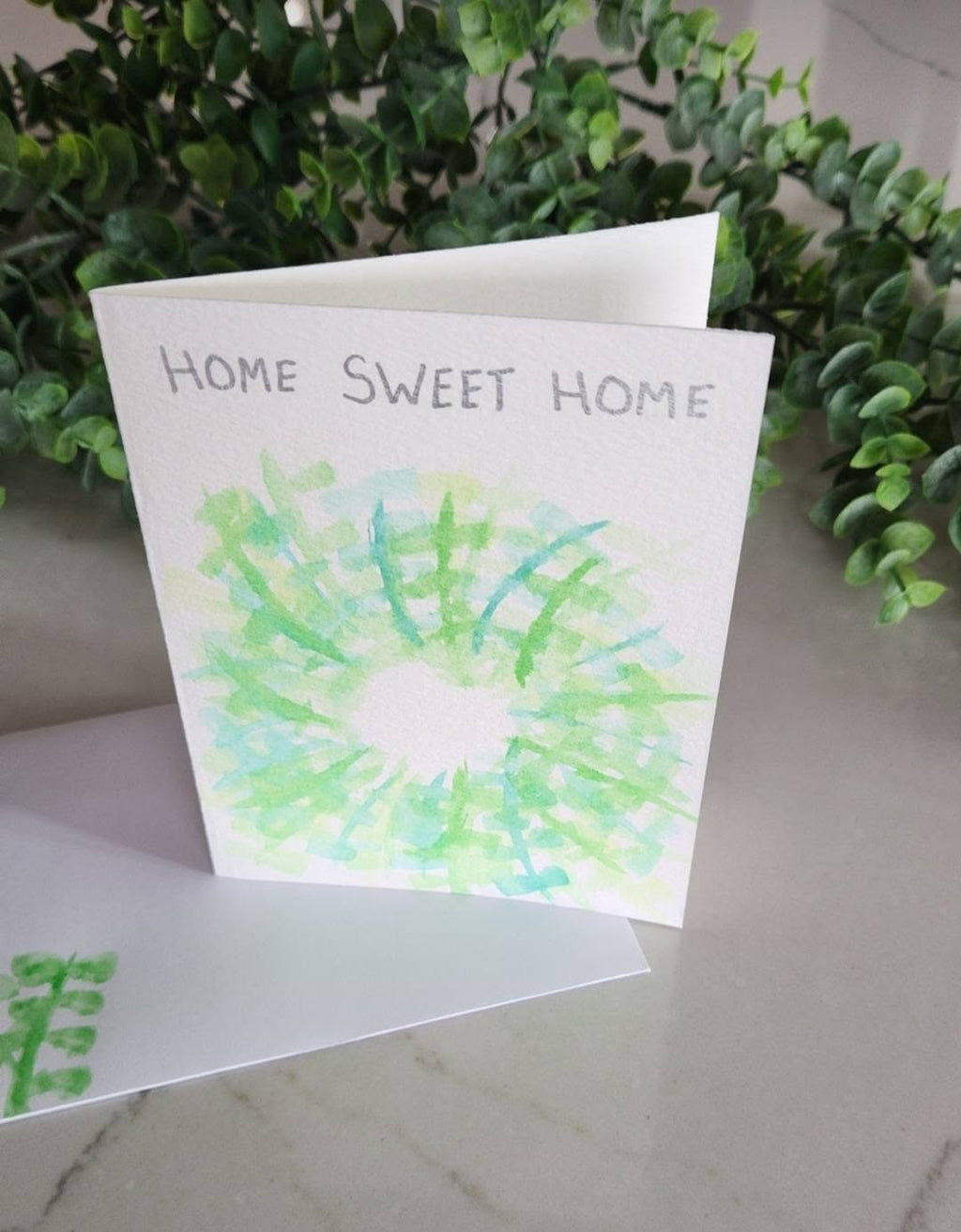 Real Estate Set of 6 Hand Painted Original Cards