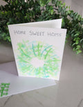 Home Sweet Home Hand Painted Original Card