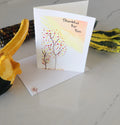Thankful For You Hand Painted Original Card